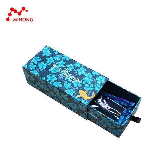 Sunglasses blue drawer box China Customized